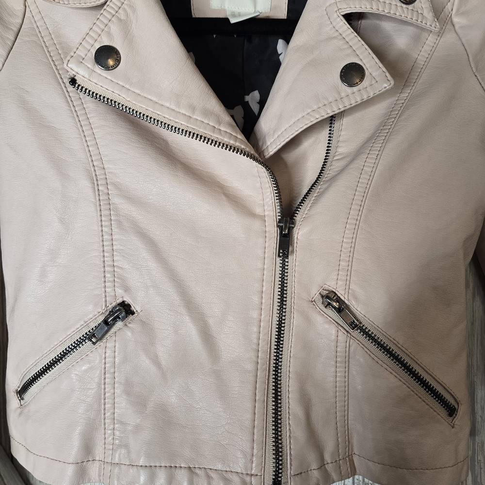 Girl Pink Moto Jacket - Picture 4 of 6